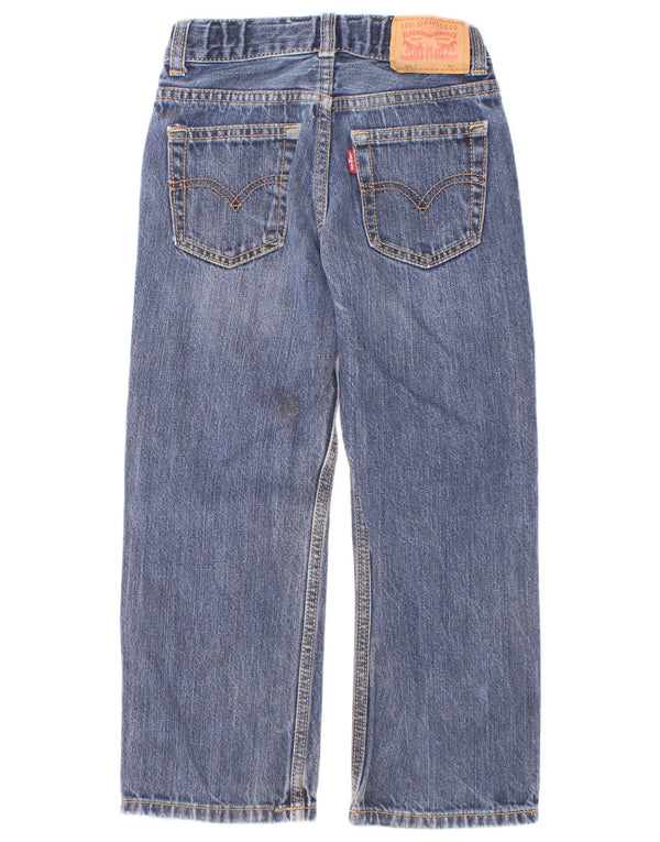 Levi's Jungen 505 Regular Fit Straight Jeans 5–6 Jahre W22 L20 Blaue Baumwolle