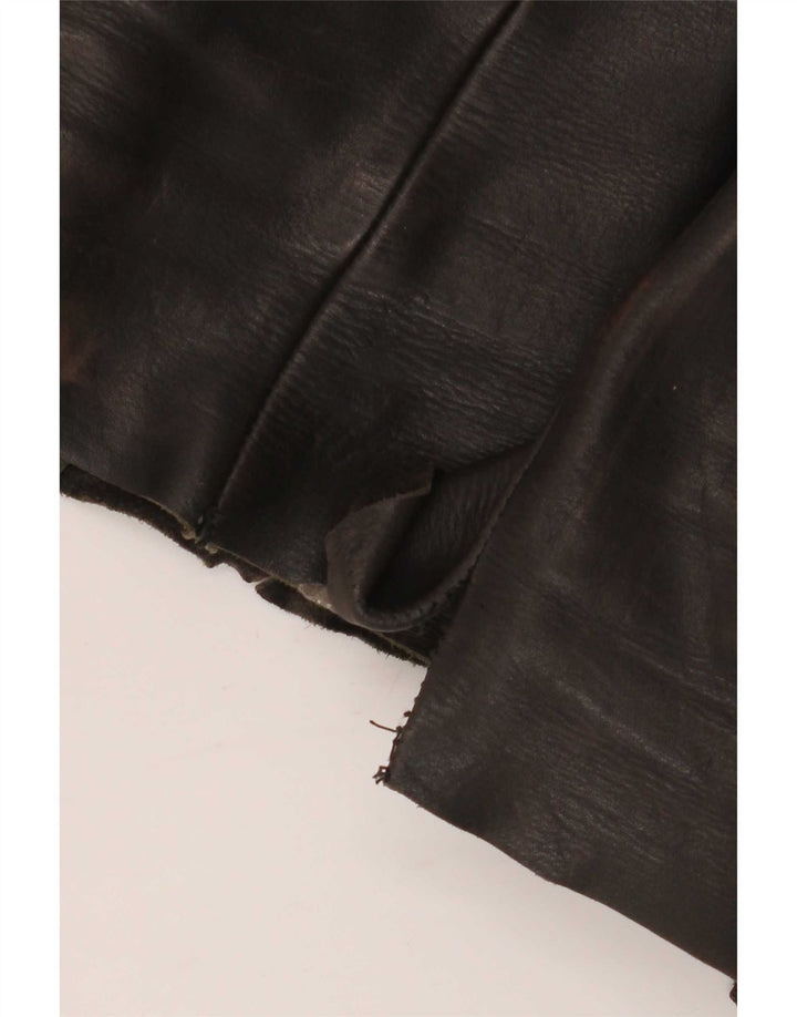 Spirit Gerade Herren-Lederhose IT 48 Mittel W30 L34 Braun