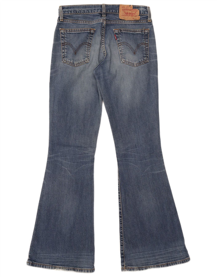 Levi's Damen 544 Flared Jeans W28 L32 Blaue Baumwolle