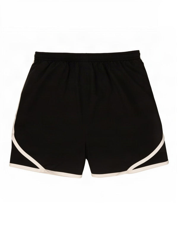 Nike Damen Dri Fit Sport Shorts UK 12 Medium Schwarz Polyester