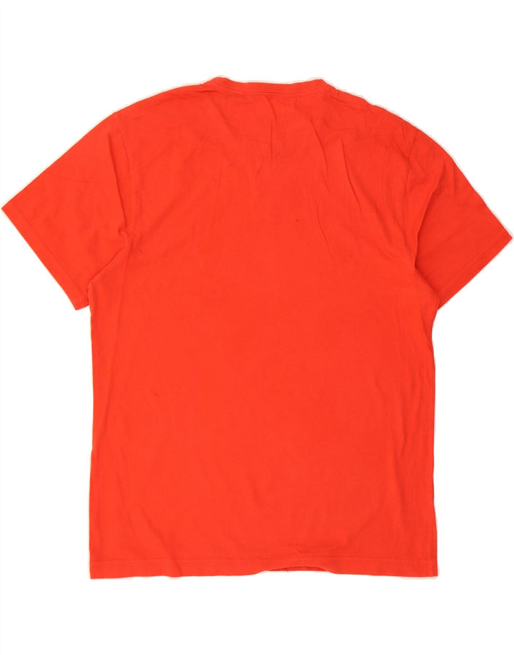 PENGUIN Mens Graphic T-Shirt Top Medium Red Vintage Penguin and Second-Hand Penguin from Messina Hembry 
