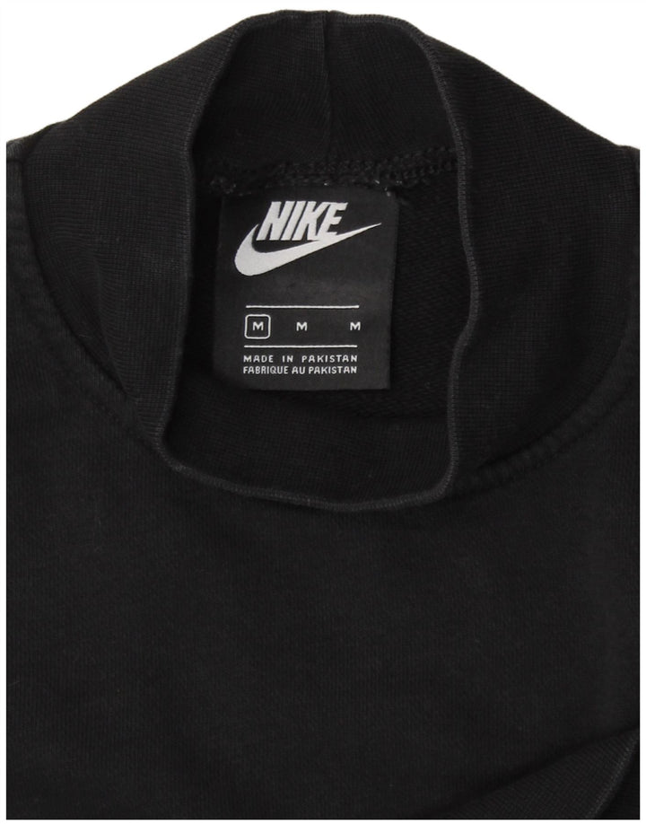 Nike Damen-Pullover, übergroßer Crop-Sweatshirt, Gr. 12, mittelschwarz