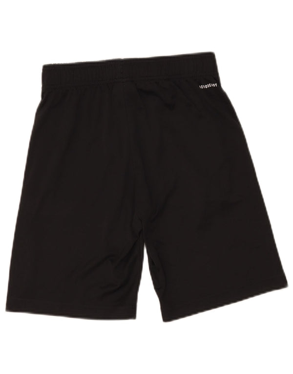 Adidas Jungen Aeroready Sportshorts 11–12 Jahre, schwarzes Polyester