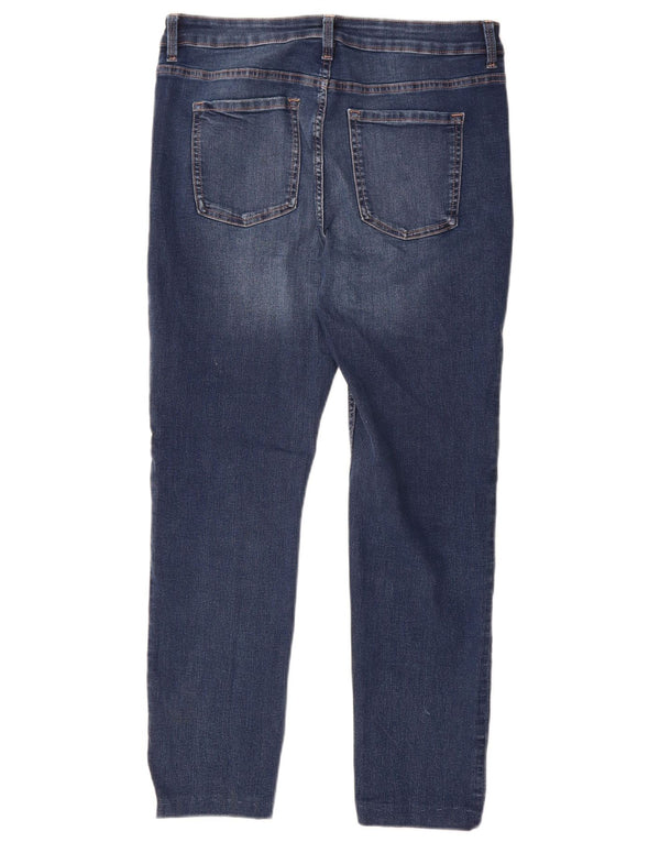 Marks & Spencer Damen The Lily Slim Jeans UK 14 Large W32 L26 Blaue Baumwolle