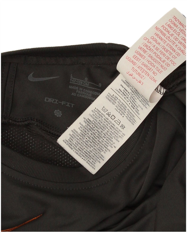 Nike T-Shirt für Jungen, 12–13 Jahre, groß, grau, Polyester, Sport
