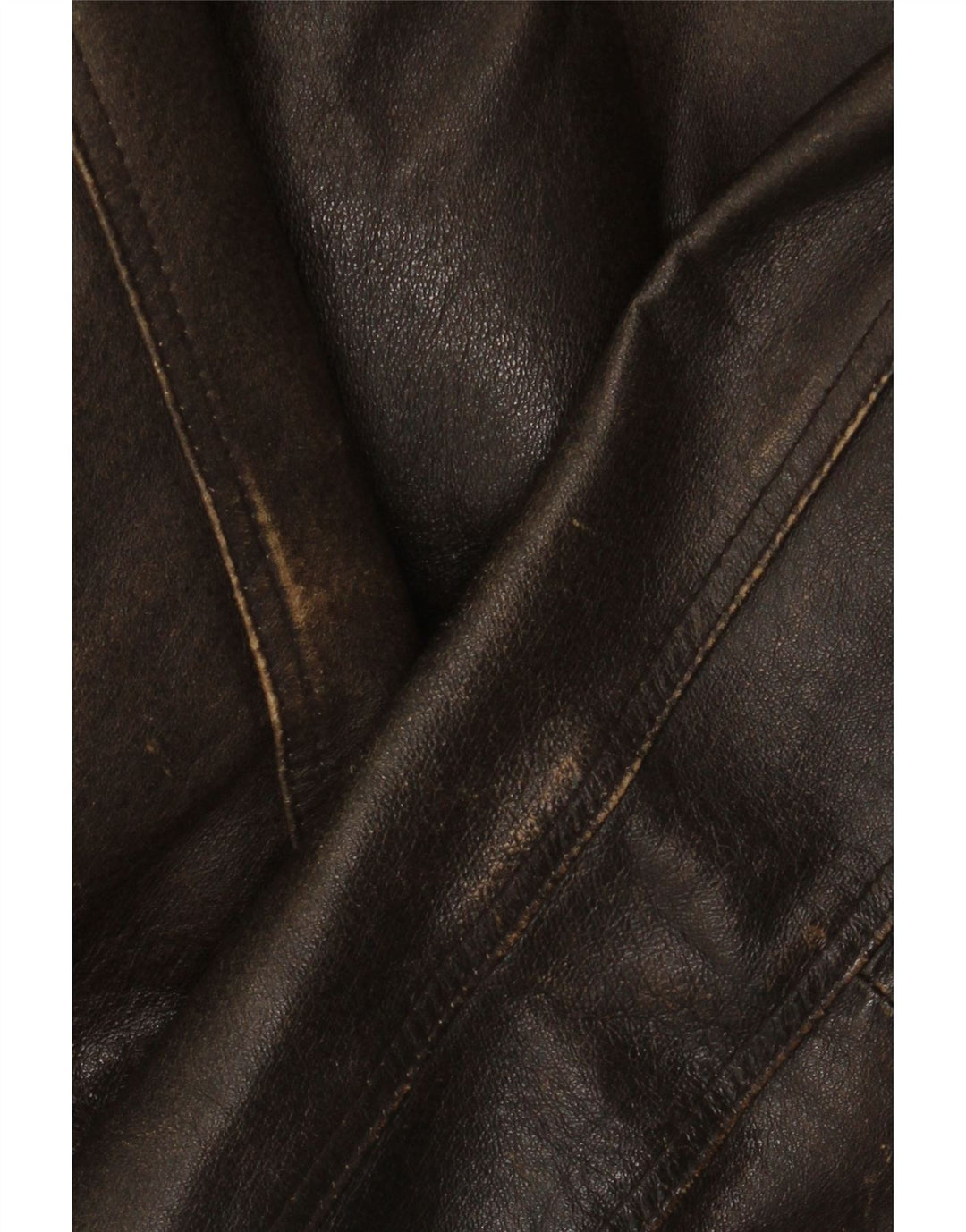 Route 66 Herren Lederjacke UK 40 Großes braunes Leder