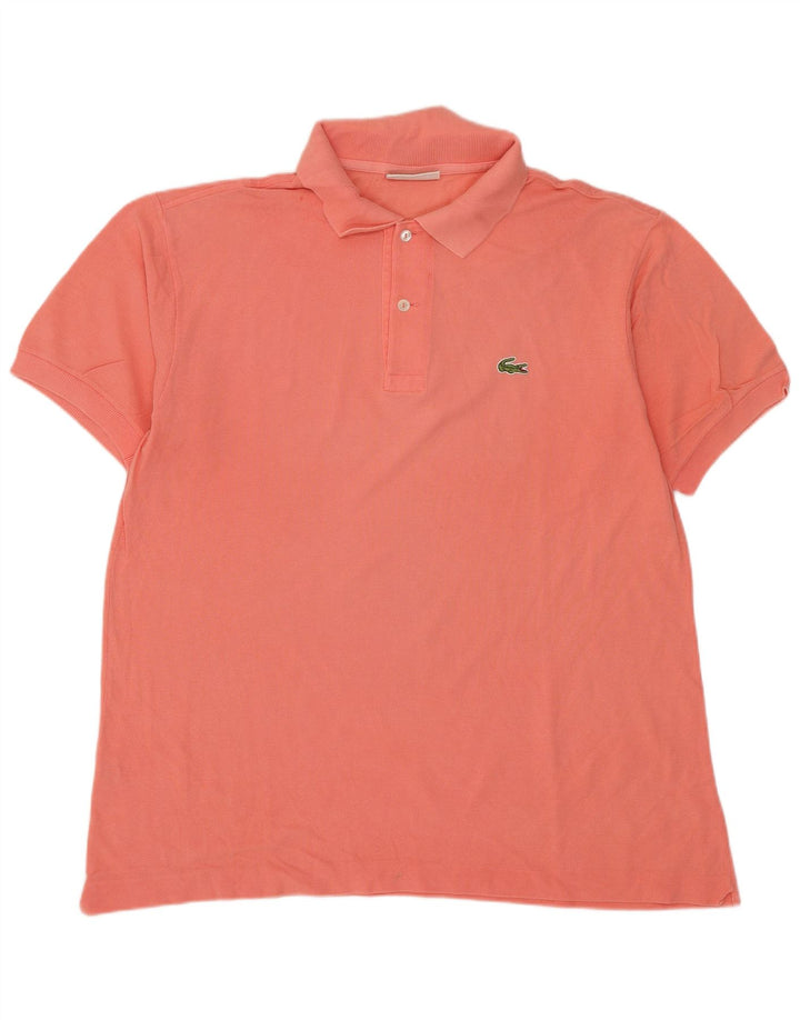 Lacoste Herren-Poloshirt, Größe 4, mittelrosa, Baumwolle