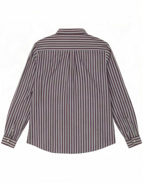 White Stuff Herren-Hemd mit klassischer Passform, 2XL, lila, gestreift, Baumwolle