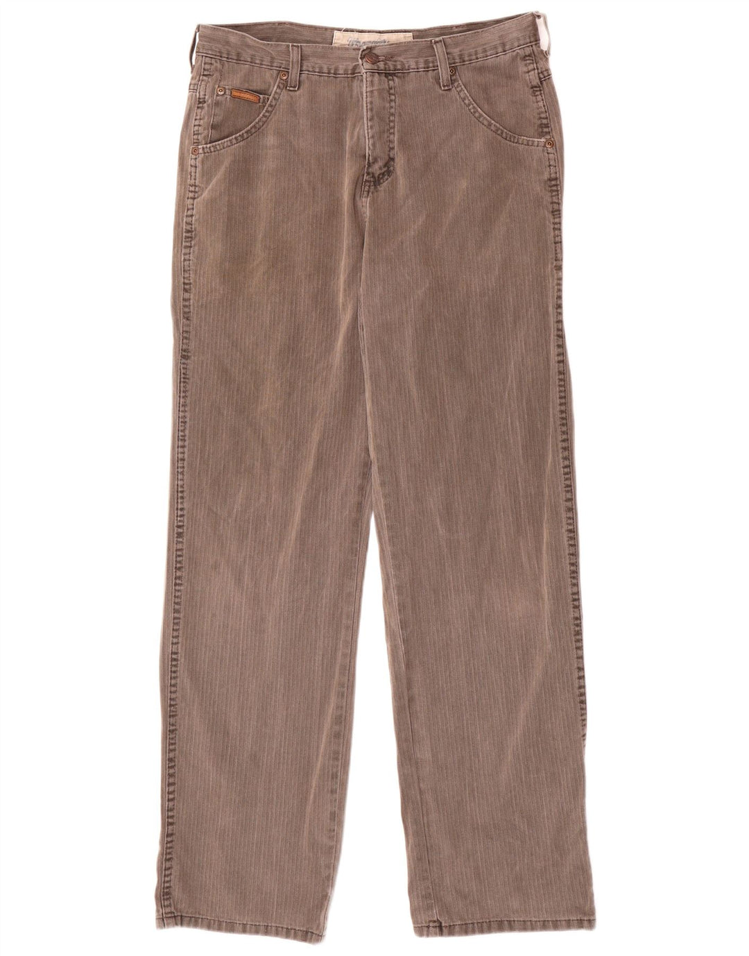 WRANGLER Herren Benton Straight Freizeithose W32 L32 Graue Baumwolle