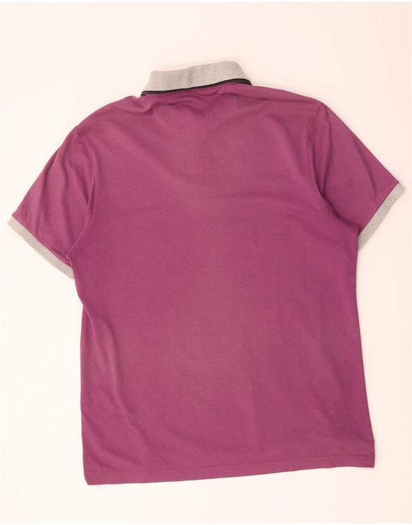Champion Herren Heritage Fit Regular Poloshirt XL Lila Farbblock