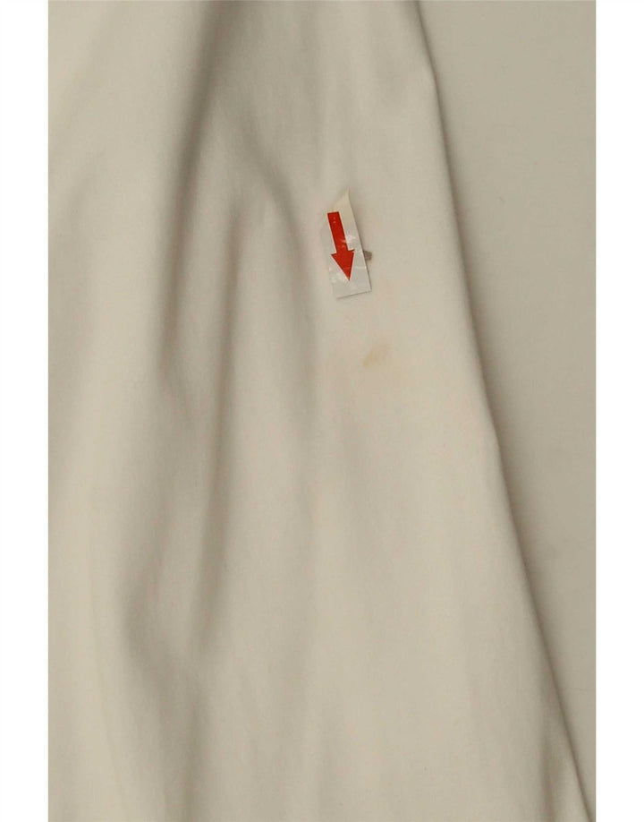 Marks & Spencer Damen gerade Chinohose UK 12 Medium W32 L30 Weiß