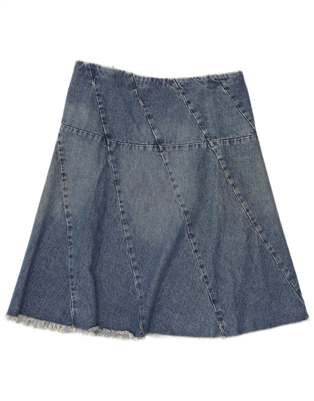 Nautica Damen Jeansrock US 6 Medium W30 Blaue Baumwolle