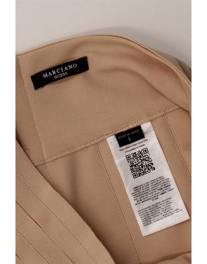 Guess By Marciano Damen-Bleistiftrock, Größe L, W32, Beige, Polyester