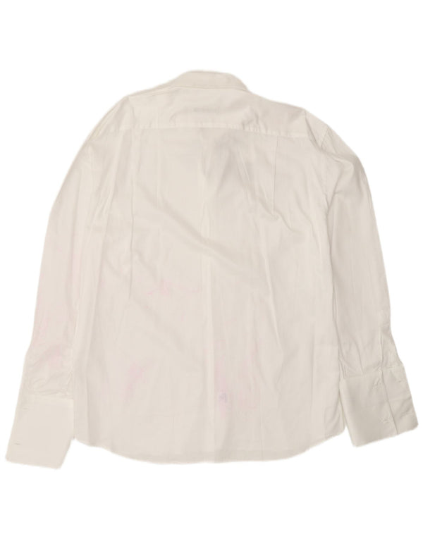 ROCCOBAROCCO Herren-Formalhemd, Größe 17 1/2 44 XL, Weiß