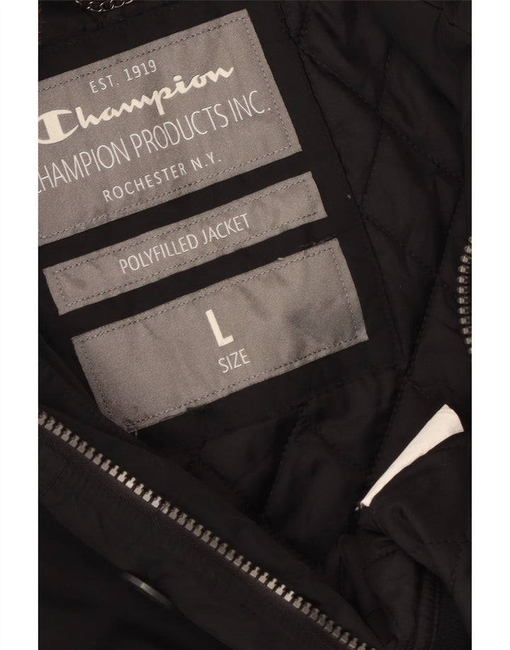 CHAMPION Herren Bomberjacke UK 40 Large Schwarz