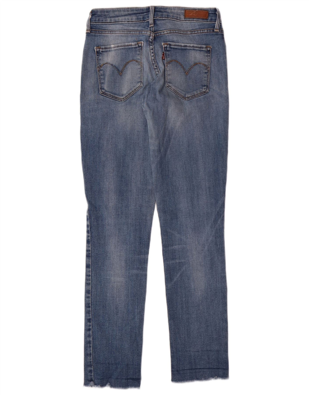 LEVI'S Damen Slim Jeans W27 L28 Blaue Baumwolle
