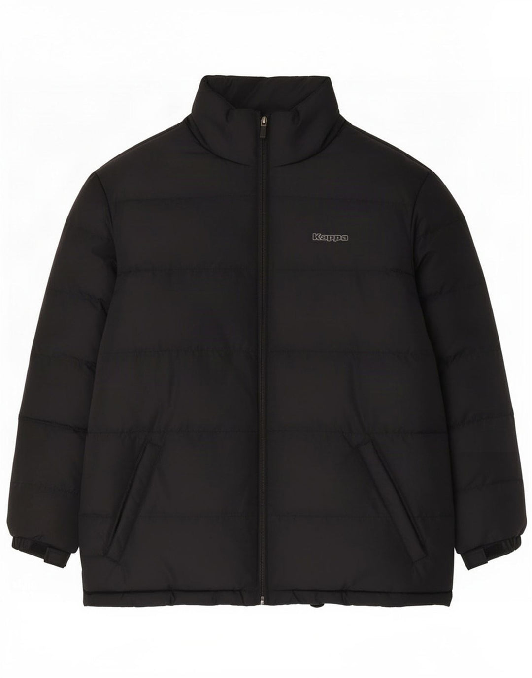 Kappa Boys Graphic Wattierte Jacke 13–14 Jahre 2XL Schwarz Polyester