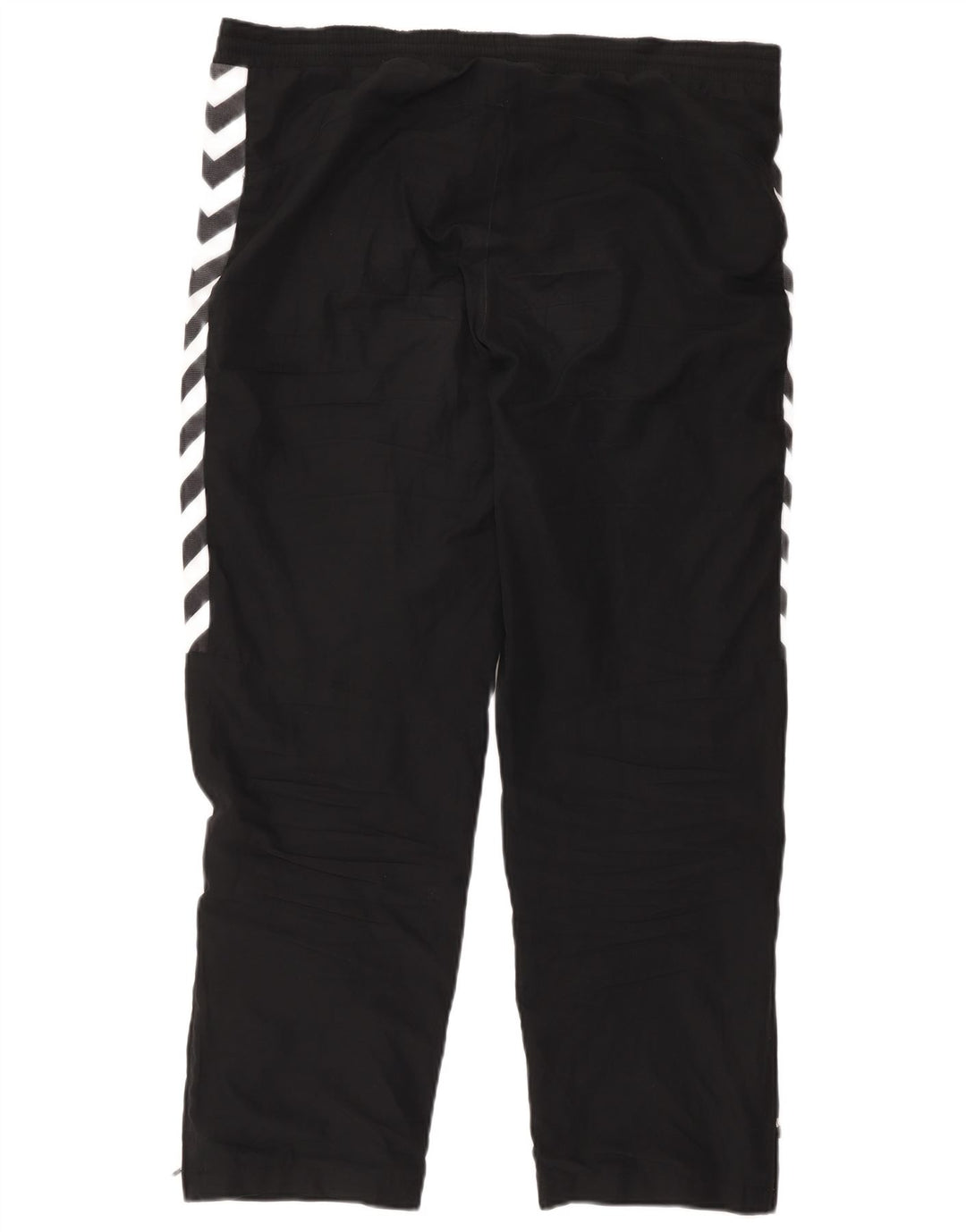 Hummel Herren-Trainingshose mit Grafik, groß, schwarzes Farbblock-Polyester