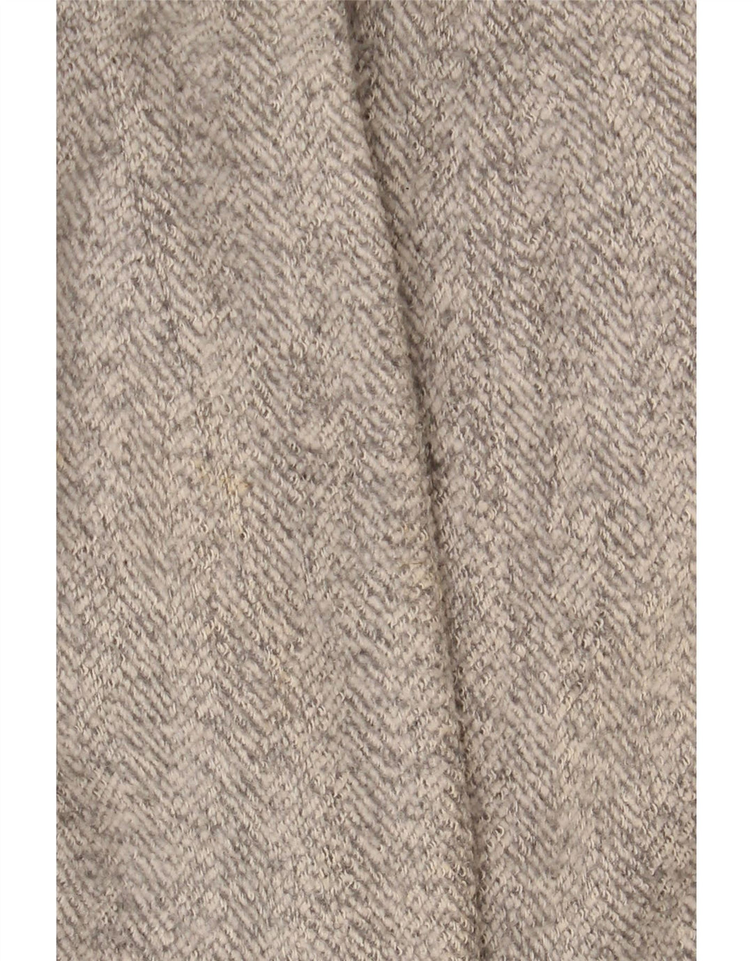 Zara Damen Mantel UK 12 Mittelbeige Herringbone Polyester