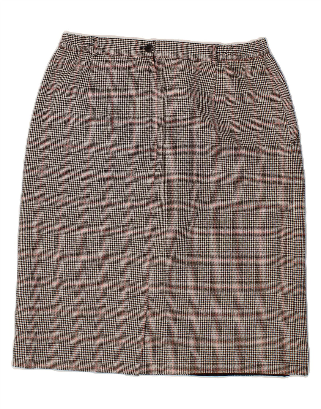 ST. BERNARD Womens Pencil Skirt UK 16 Large  W32  Black Houndstooth Vintage St. Bernard and Second-Hand St. Bernard from Messina Hembry 