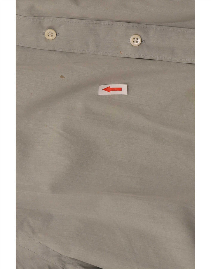 Hugo Boss Herrenhemd Größe 17 1/2 44 XL Grau