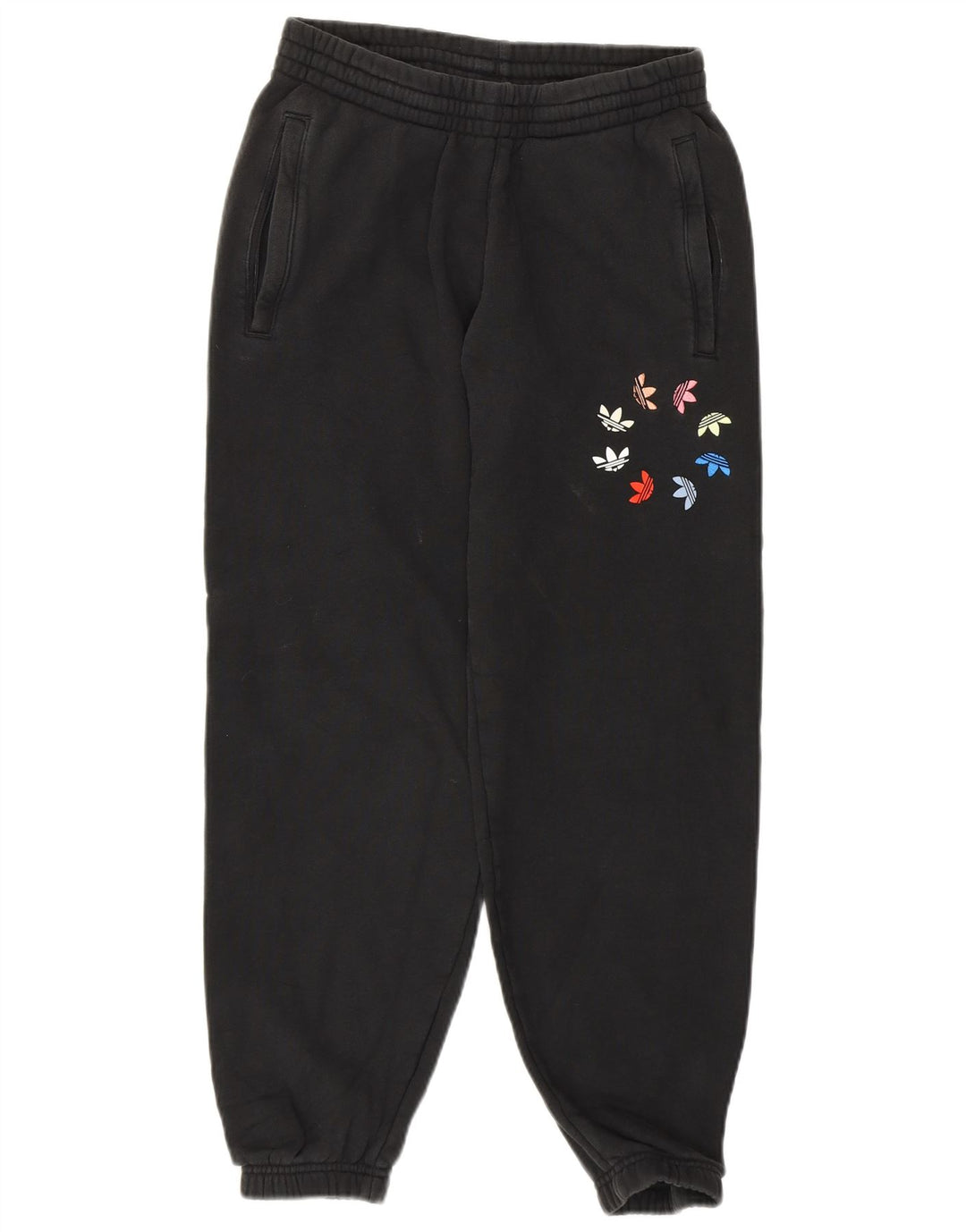 ADIDAS Damen Grafik-Trainingsanzug-Hose, Jogger, Größe S, Größe S, Schwarz, Baumwolle