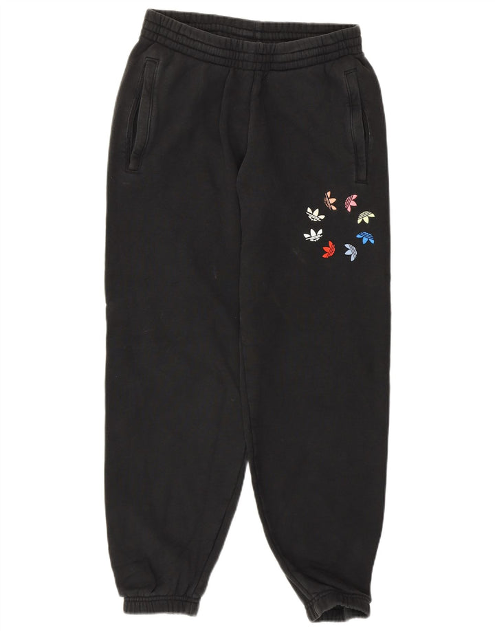 ADIDAS Damen Grafik-Trainingsanzug-Hose, Jogger, Größe S, Größe S, Schwarz, Baumwolle