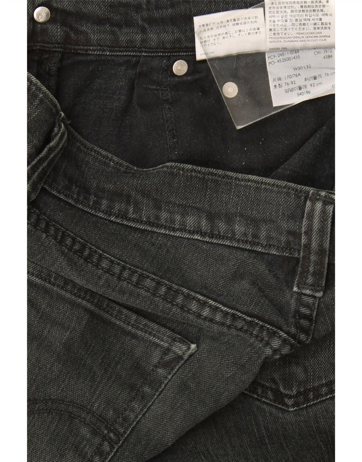 Levi's Herren Skinny Jeans W30 L32 Graue Baumwolle