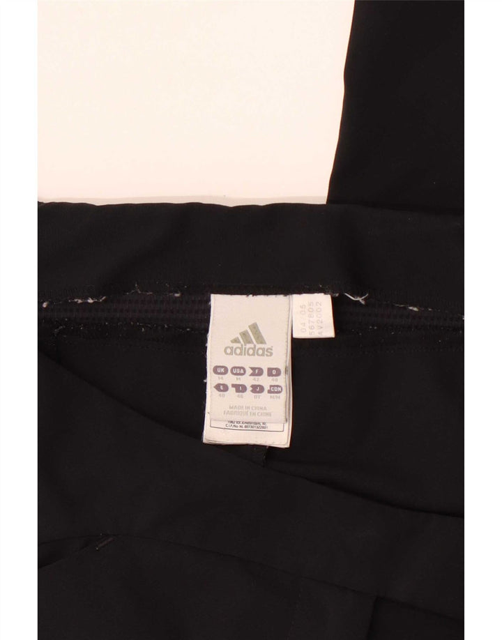 Adidas Damen Climacool Bermuda Shorts UK 14 Large W32 Schwarz Polyester