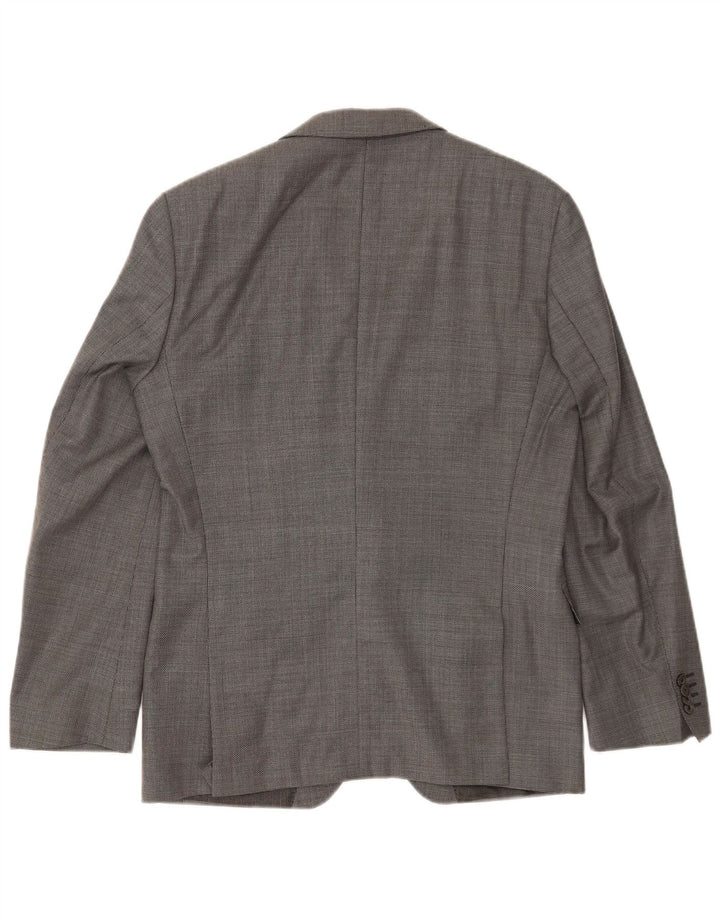 Lanificio In Biella Herren 2-Knopf-Blazerjacke UK 50 Large Grau