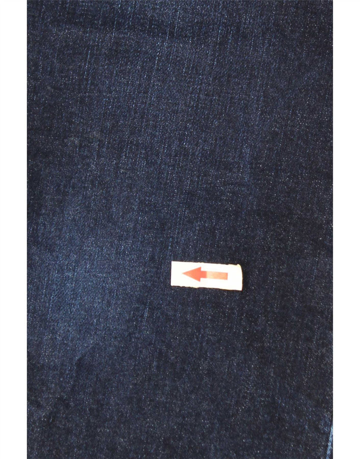 Marks & Spencer Herren Straight Jeans W42 L29 Marineblau Baumwolle