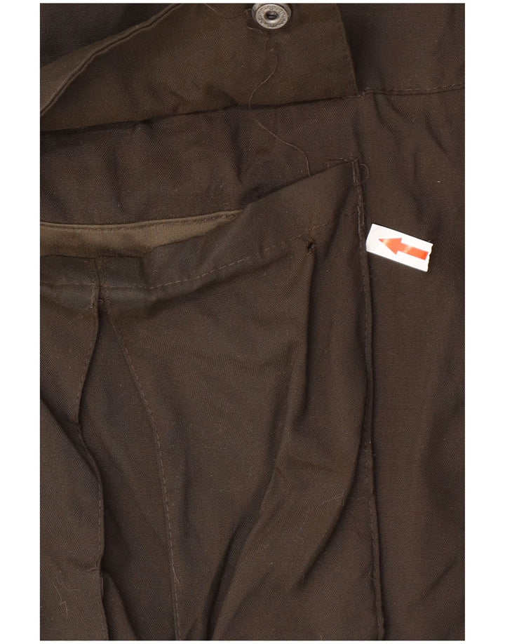 Mountain Warehouse Herren-Parka mit Kapuze, UK 38, mittelbraunes Nylon