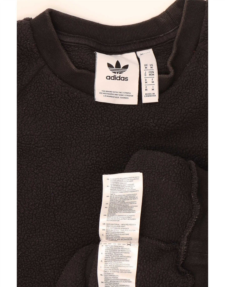 Adidas Herren Graphic Fleece Pullover Medium Schwarz Polyester