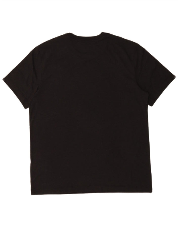 Nike Herren-T-Shirt mit Grafik, groß, aus schwarzer Baumwolle