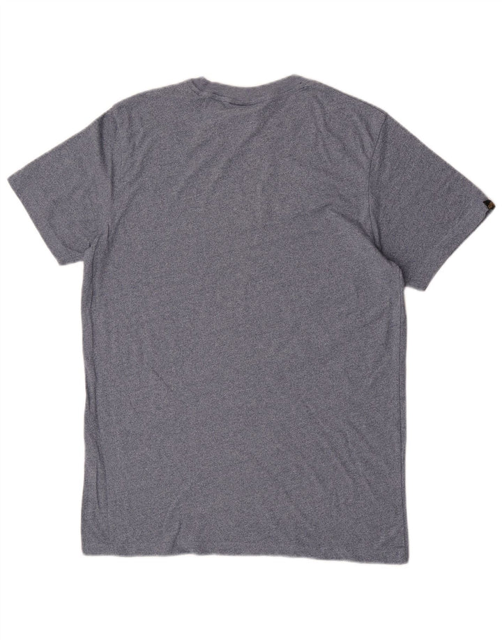 Superdry Herren Grafik-T-Shirt-Oberteil, Größe S, Blau, Baumwolle