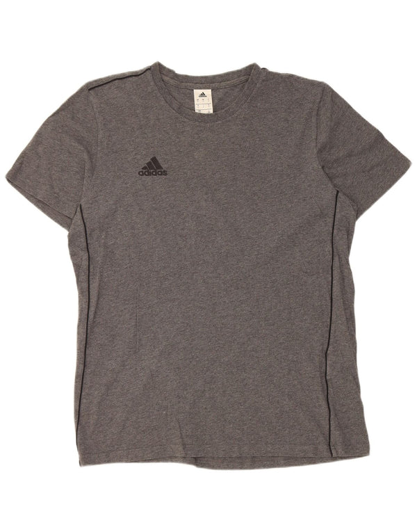 Adidas Herren T-Shirt Top Large Grau Baumwolle
