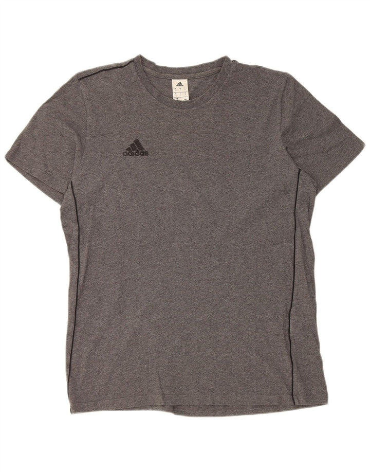 Adidas Herren T-Shirt Top Large Grau Baumwolle