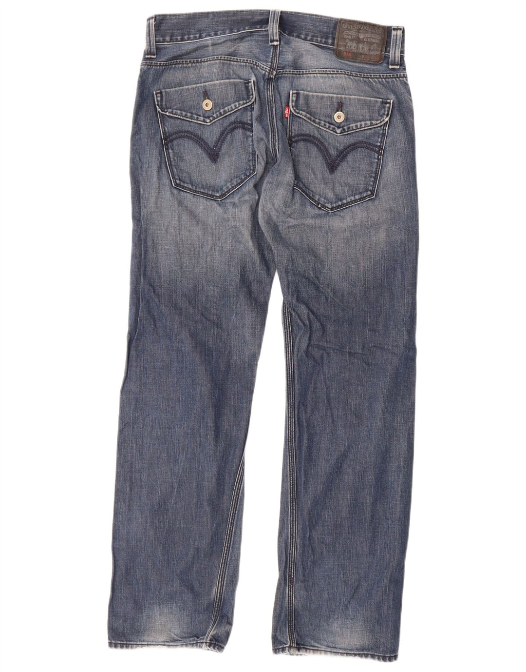Levi's Herren 514 Straight Jeans W32 L30 Blaue Baumwolle