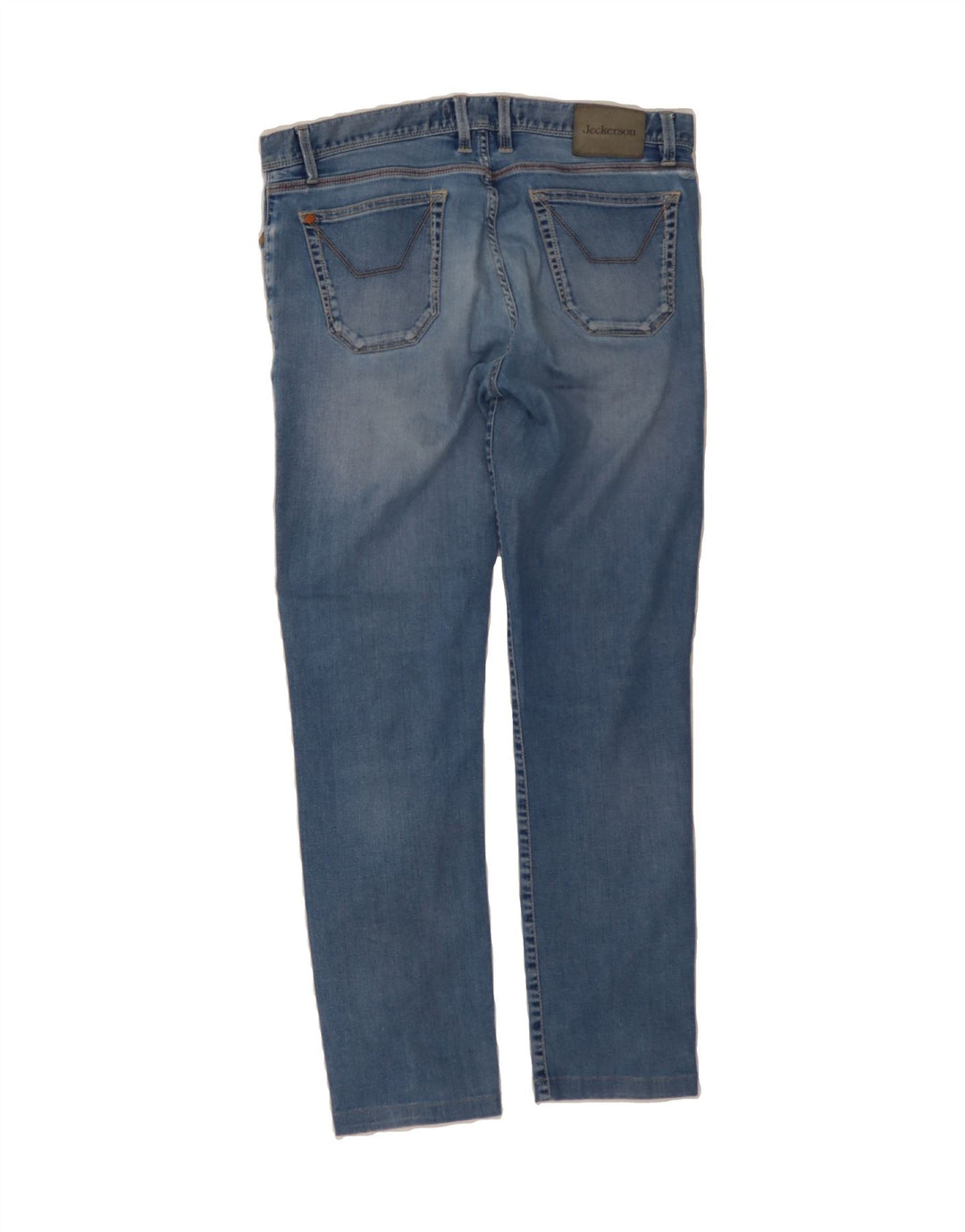 JECKERSON Mens Slim Jeans W34 L29 Blue Cotton Vintage Jeckerson and Second-Hand Jeckerson from Messina Hembry 