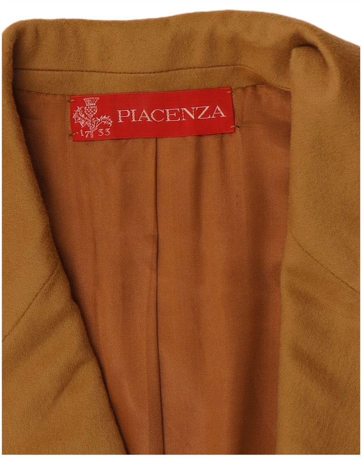 PIACENZA Damen-Blazerjacke mit 3 Knöpfen, Gr. 16, Braun