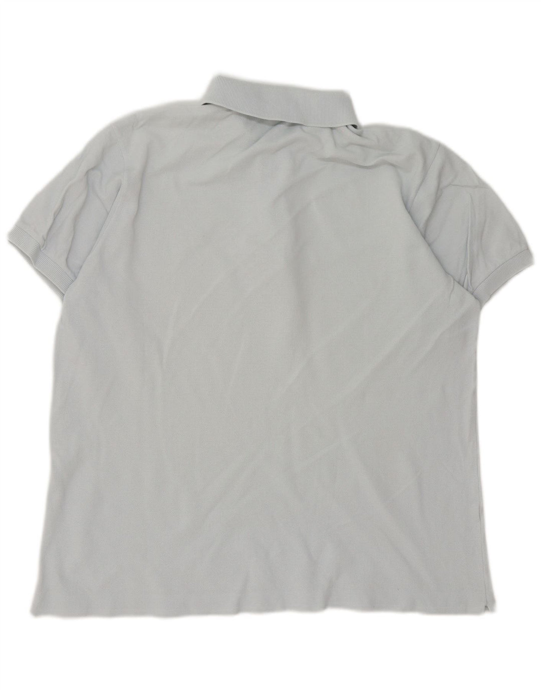 Lacoste Herren-Poloshirt, Größe 5, groß, blaue Baumwolle
