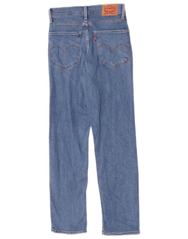 Levi's Damen 724 High Rise Straight Jeans W24 L26 Blaue Baumwolle