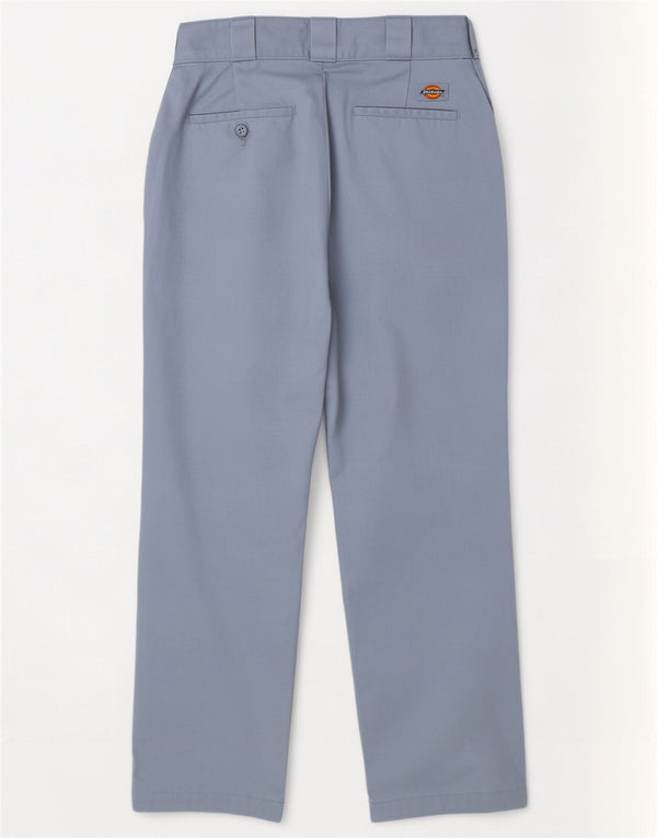 Dickies Gerade Chino-Hose für Damen W26 L25 Blaues Polyester
