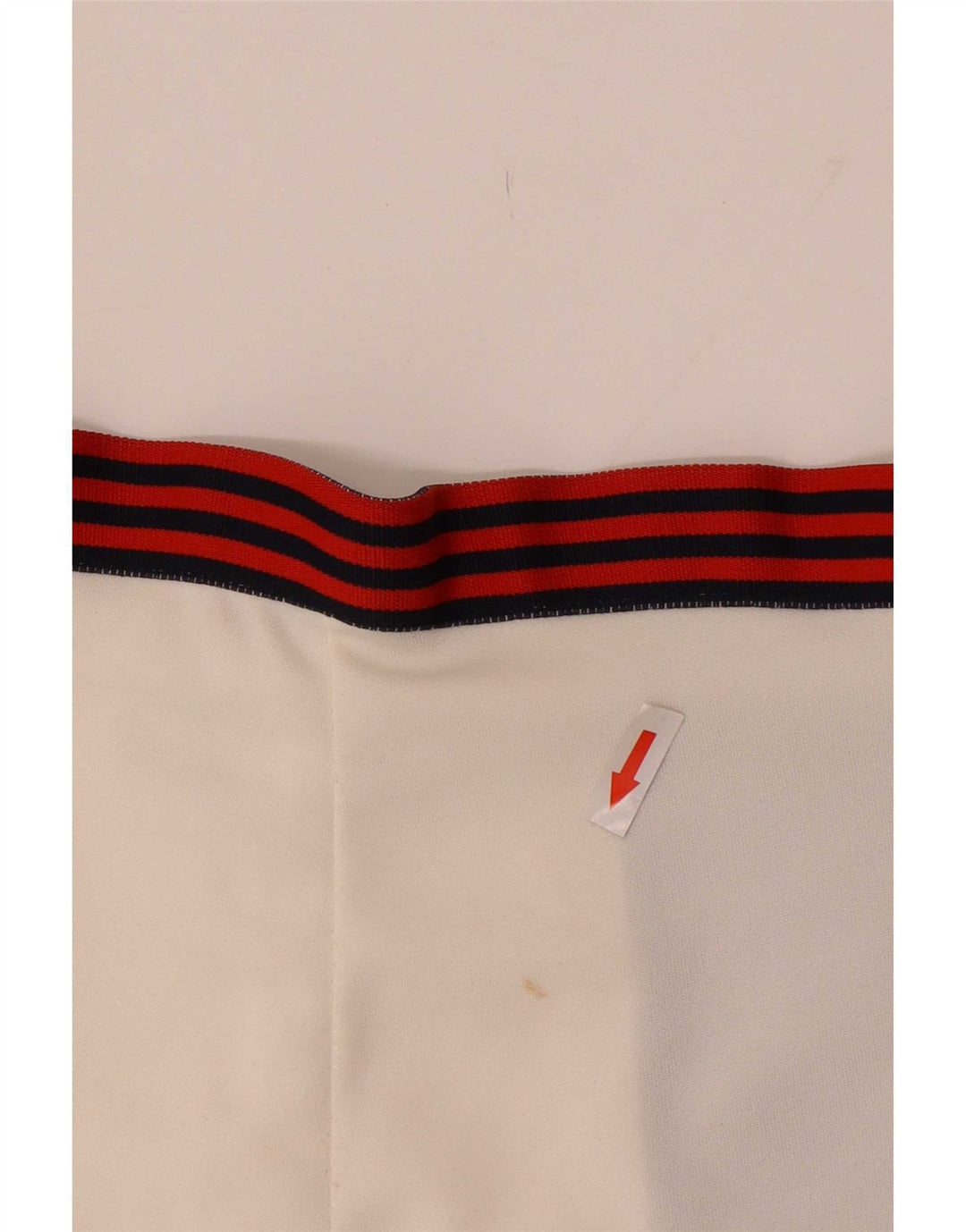 Samar Herren Chinoshorts IT 54 2XL W34 Weiß Colourblock Polyester
