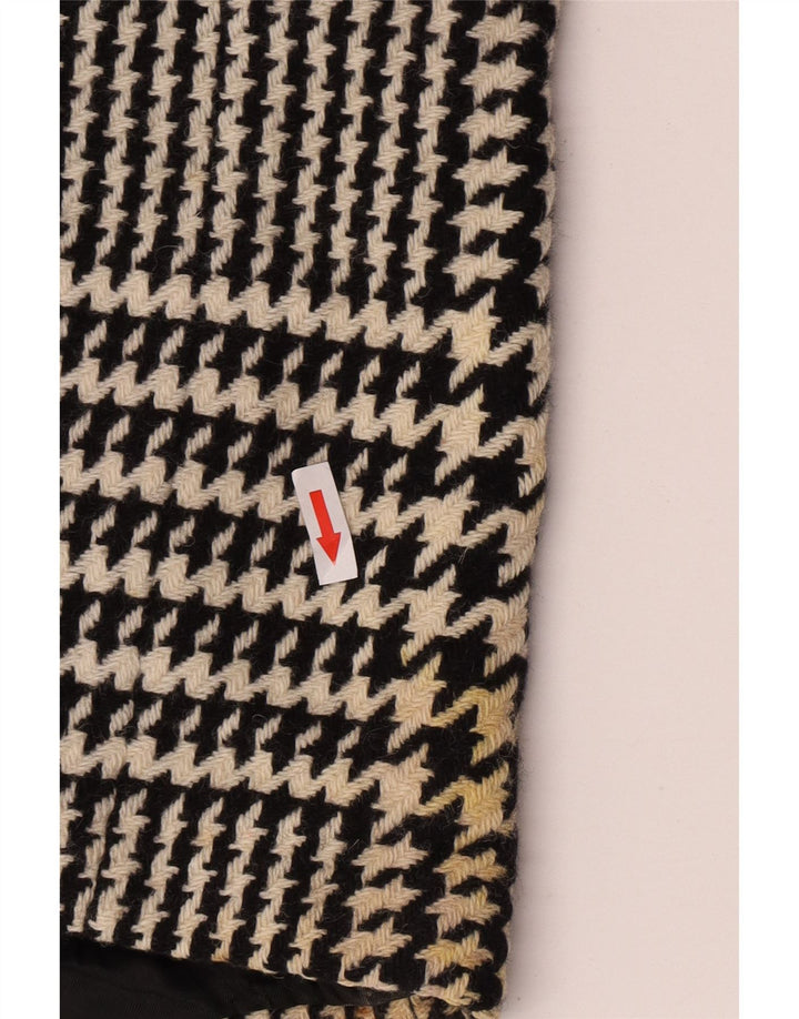 Penny Black Damen Übergroßer Mantel UK 10 Small Schwarze Hahnentrittwolle