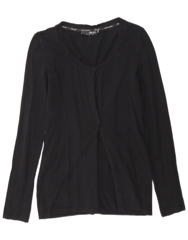 Liu Jo Damen Strickjacke IT 42 Medium Schwarz