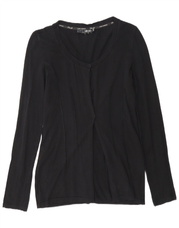 Liu Jo Damen Strickjacke IT 42 Medium Schwarz