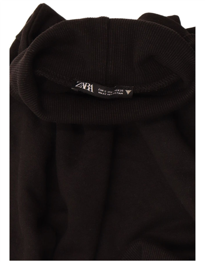 Zara Damen-Pullover mit Rollkragen, Gr. 10, Größe S, Schwarz