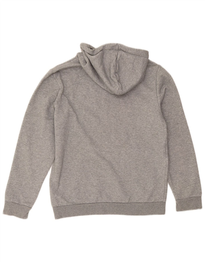 Puma Herren Graphic Hoodie Pullover Kleine graue Baumwolle