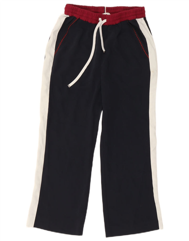 Tommy Hilfiger Damen-Trainingshose, Größe S, Marineblau, Farbblock